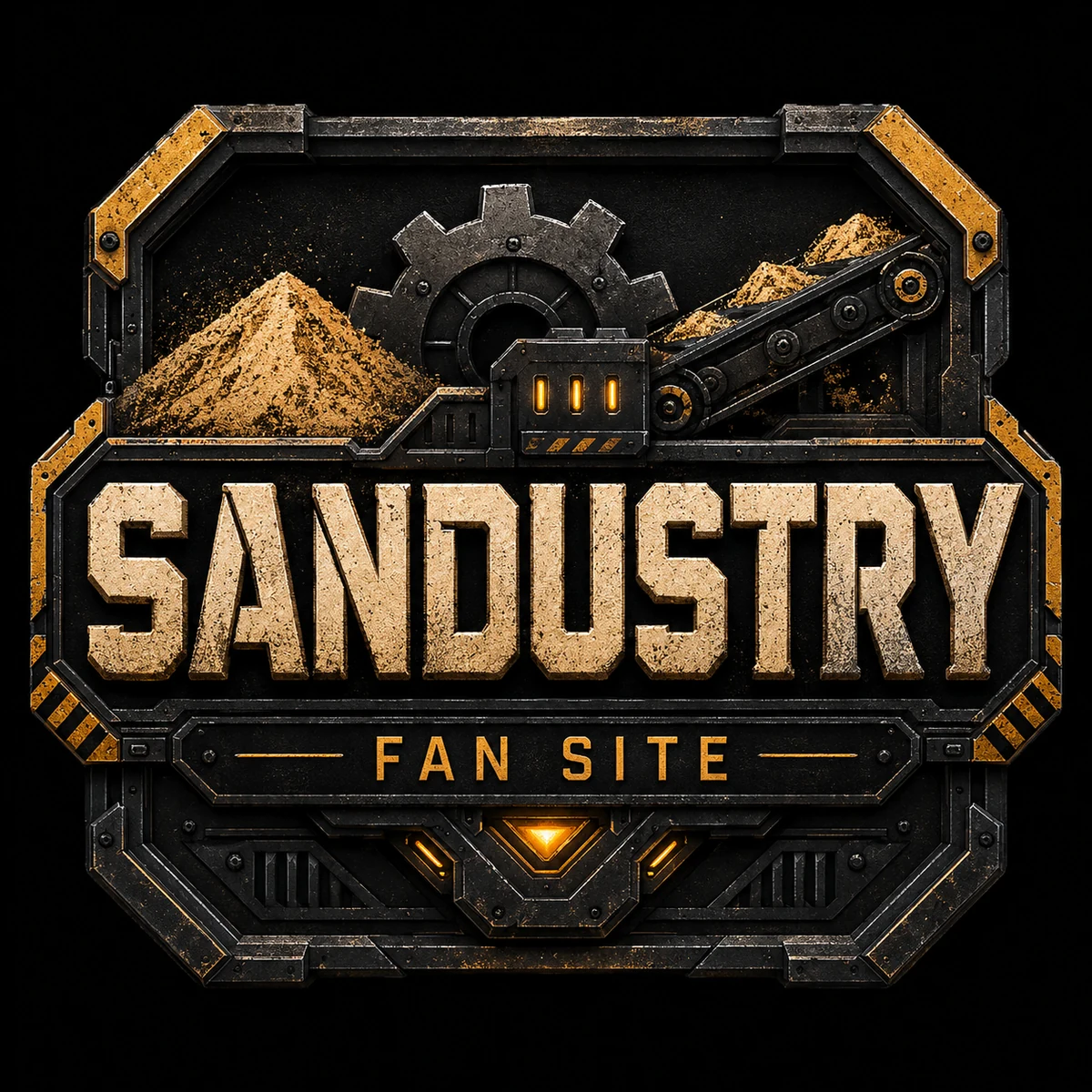 Sandustry Base industrial fan-site emblem